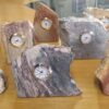 Reloj inserto en Piedra irregular